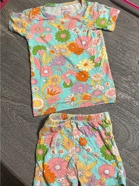 2T Posh Peanut Bamboo Floral Pajama Toddler Set